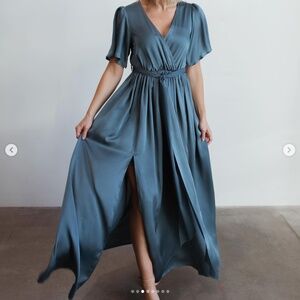Baltic Born Teal Maxi Dress